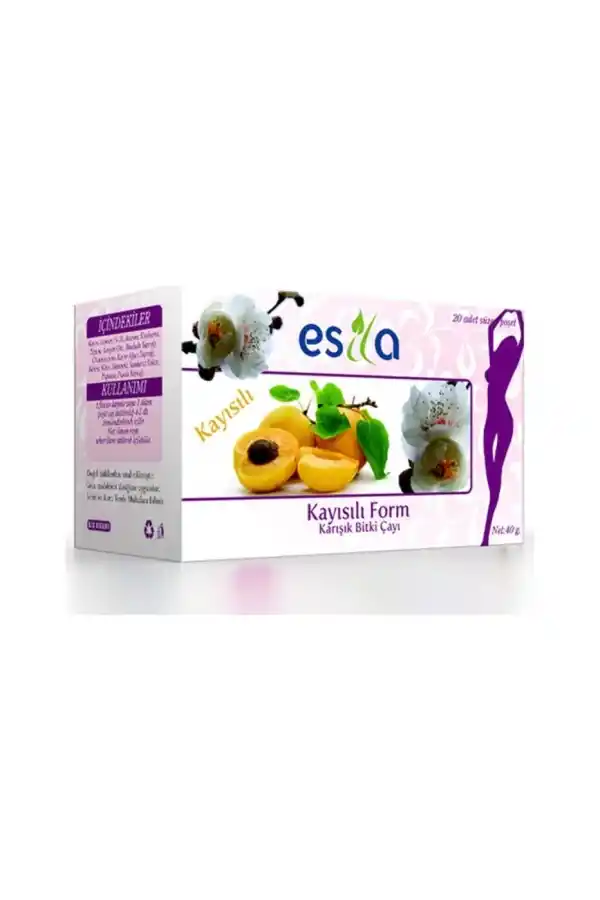 Kayısılı Form Karışık Süzen Poşet Çay 20 x 2 G, Esila