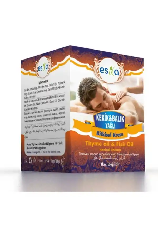 Esila Kekik ve Balık Yağlı Masaj Kremi 210 ML 1Adet
