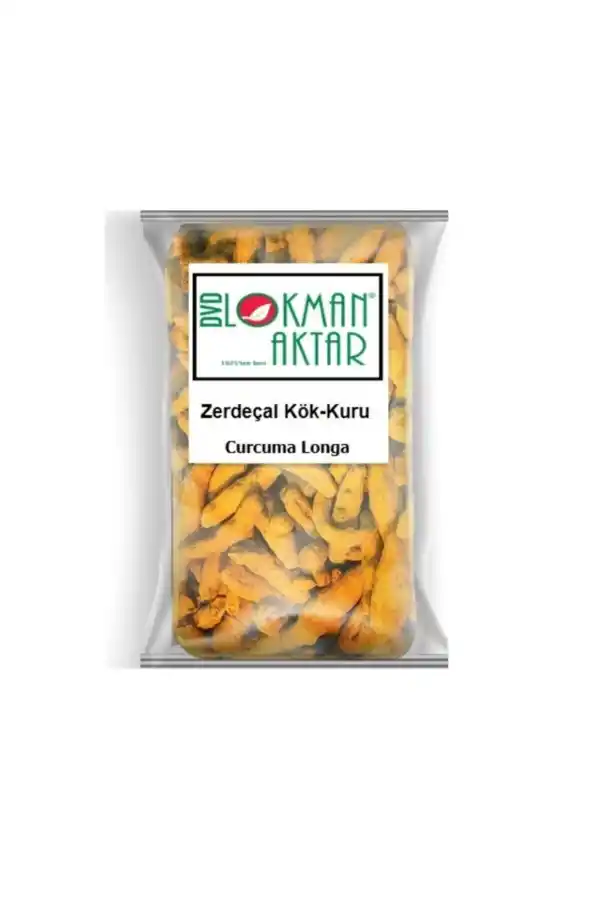 Zerdeçal Kök Kuru 100 Gr, Lokman Aktar