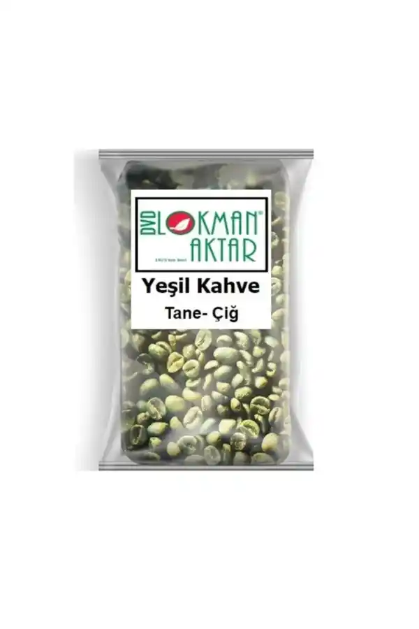 Çiğ Yeşilkahve Tane 500 Gr, Lokman Aktar