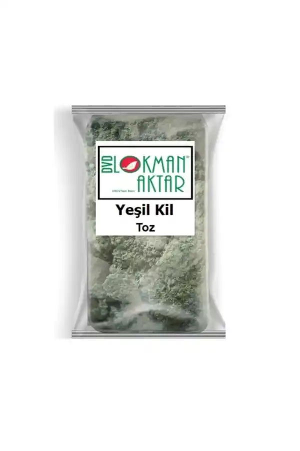 Yeşil Kil Toz 500 Gr, Lokman Aktar