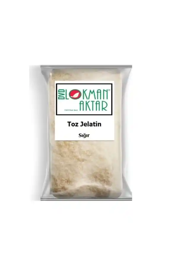 Jelatin Toz (sığır) 50 gr, Lokman Aktar