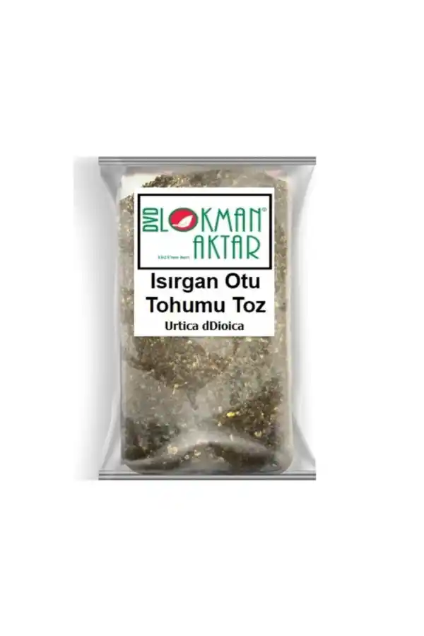Isırgan Tohumu Öğütülmüş Tozu 250 gr, Lokman Aktar