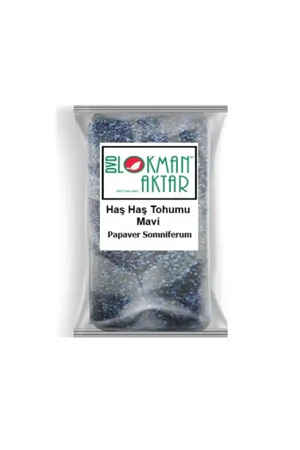 Mavi Haş Haş Haşhaş Tohumu 500 gr, Lokman Aktar