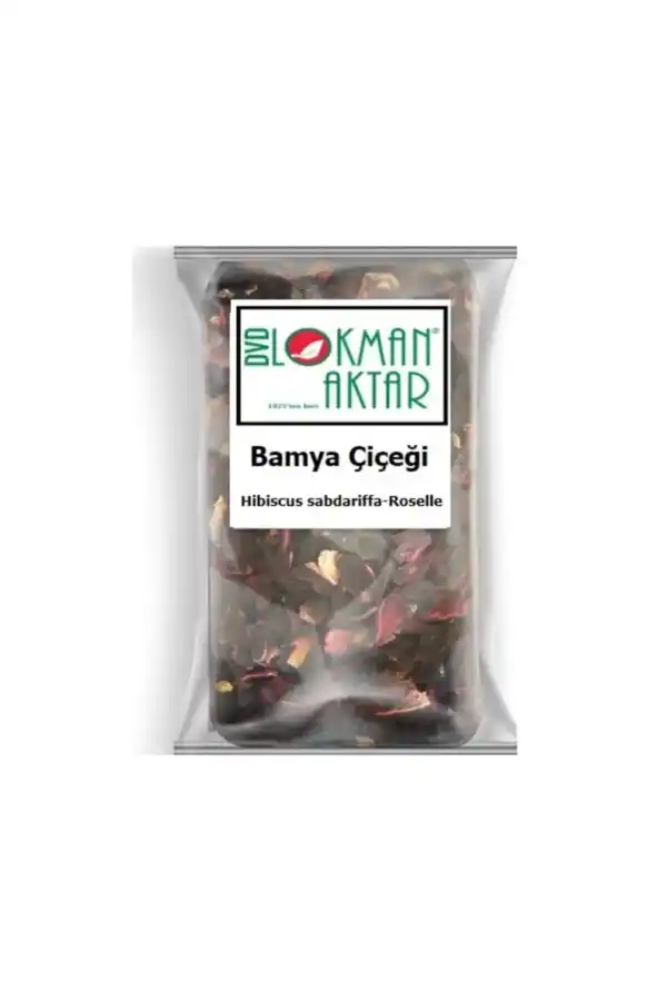 Bamya Çiçeği Hibiscus 500 gr, Lokman Aktar