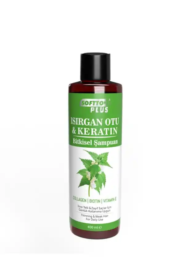 Softto Plus Yağlanma Karşıtı Onarıcı Isırgan Otu Keratin Şampuan 400 ml