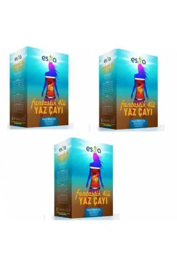 3 Kutu (135 POŞET) Fantastik Dörtlü Form Çayı