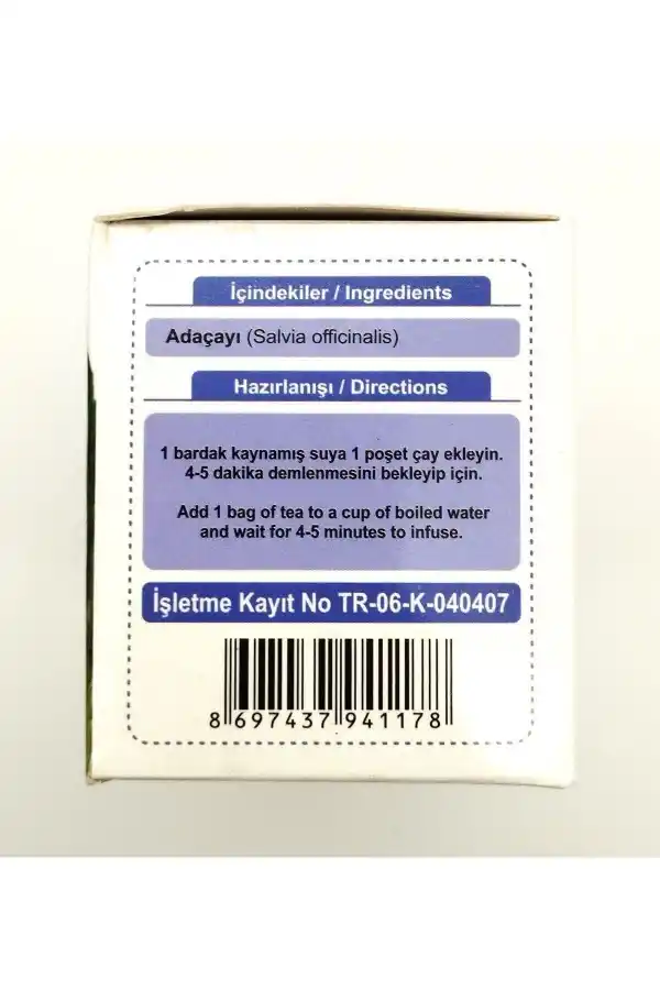 2 kutu Adaçayı 2x20 Süzen Poşet, Lokman Aktar