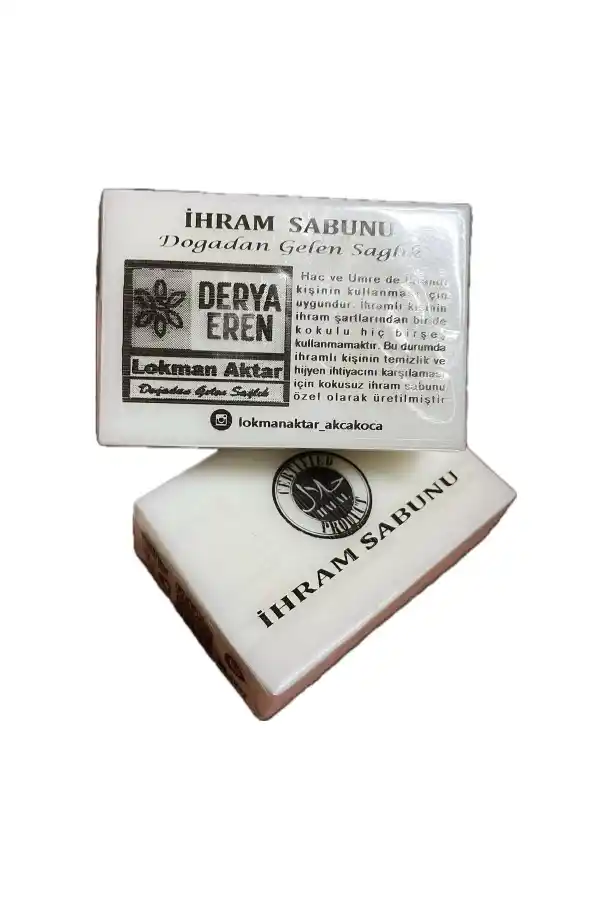 2 Adet Kokusuz Ihram Sabunu 120 gr, Derya Eren