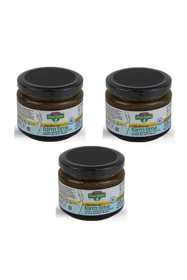 Nar Soslu Sandaloz Sakızlı Bitkisel Karışımlı Macun 350 gr, Lokman Sena Sultan, 3 Adet