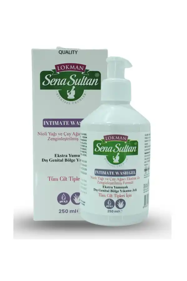 İntim Jel - Dış Genital Bölge Yıkama Jeli 250 ml, 3 Adet Lokman Sena Sultan