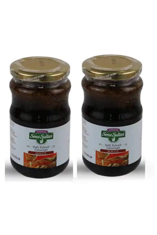 Ballı Polenli Ginsengli Macun 420 Gr, Lokman Sena Sultan, 2 Adet