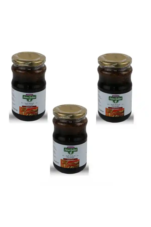 Ballı Polenli Ginsengli Macun 420 Gr, Lokman Sena Sultan, 3 Adet