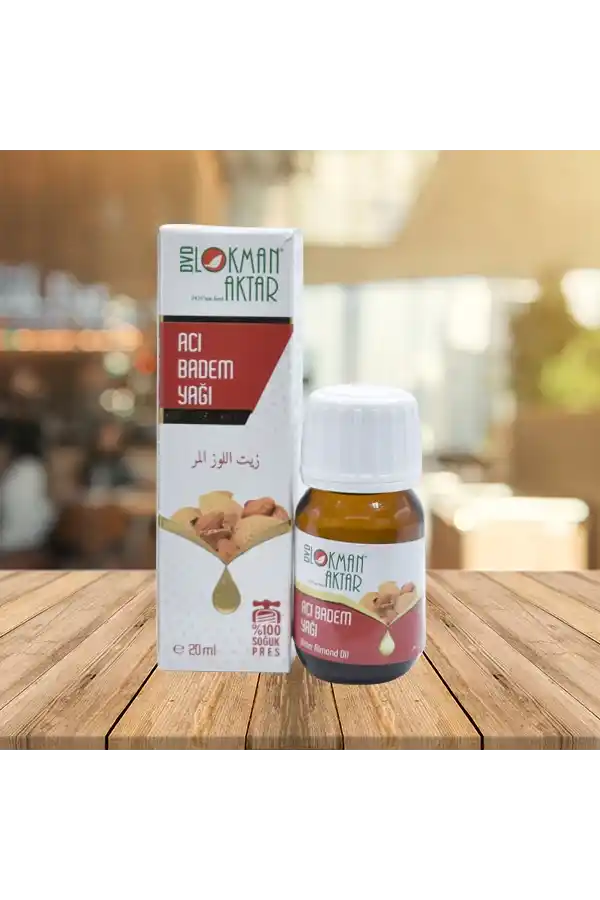 Acı Badem Yağı 20 Cc , Lokman Aktar