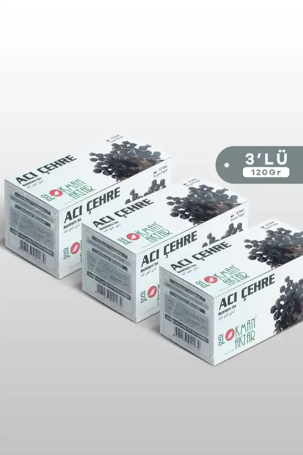 Acı Çehre Çayı 20 Li Süzen Poşet 3lü set, Lokman Aktar