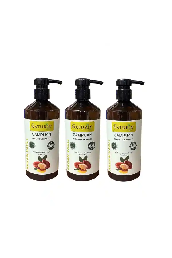Argan Şampuan 600 ml, 3Adet, Dvd Lokman Aktar