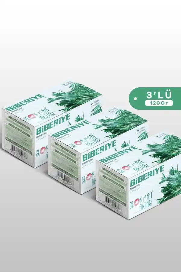 Biberiye Çayı 20 Li Süzen Poşet 3lü set, Lokman Aktar