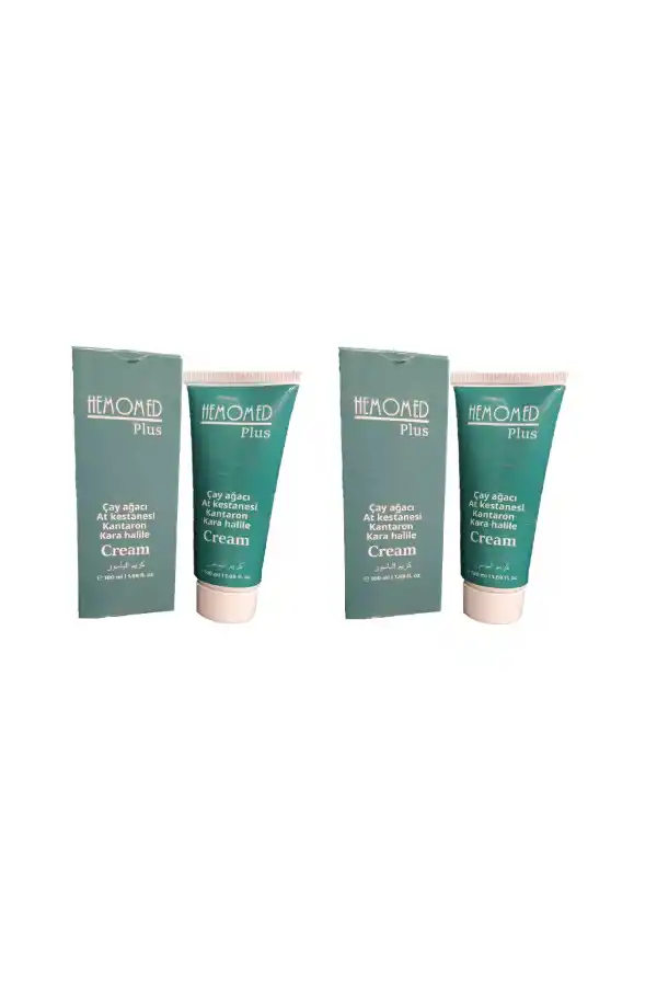 Hemomed Plus ​​​​​​​Çay Ağacı, At Kestanesi, Kantaron, Kara Halile Kremi 100 ML 2 adet, Derya Eren