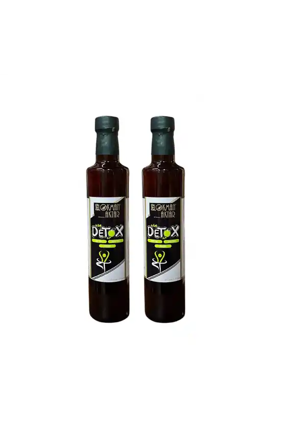 DVD Lokman Aktar Detoks Sirkesi, Katkısız, Doğal, 500ml 2 Adet, DVD Lokman Aktar