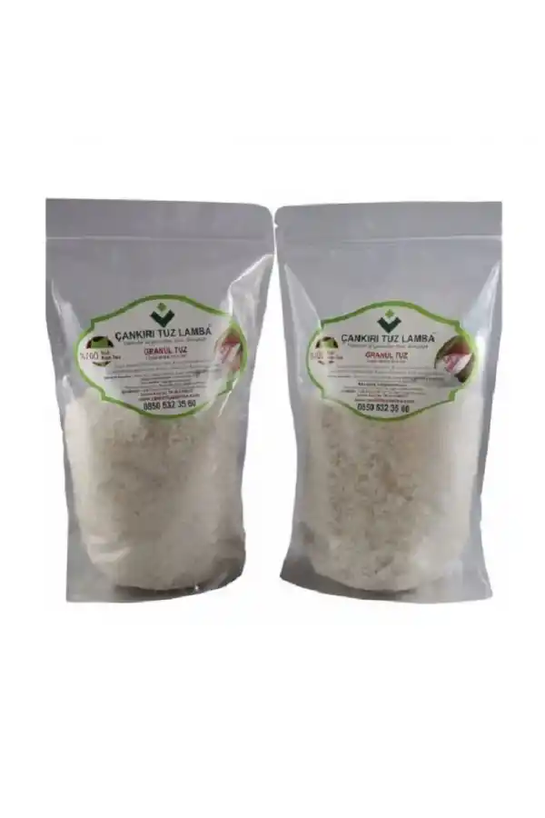 Doğal Çankırı Mineralli Kristalli Sofrada Öğütme Tuzu Granül 2 KG