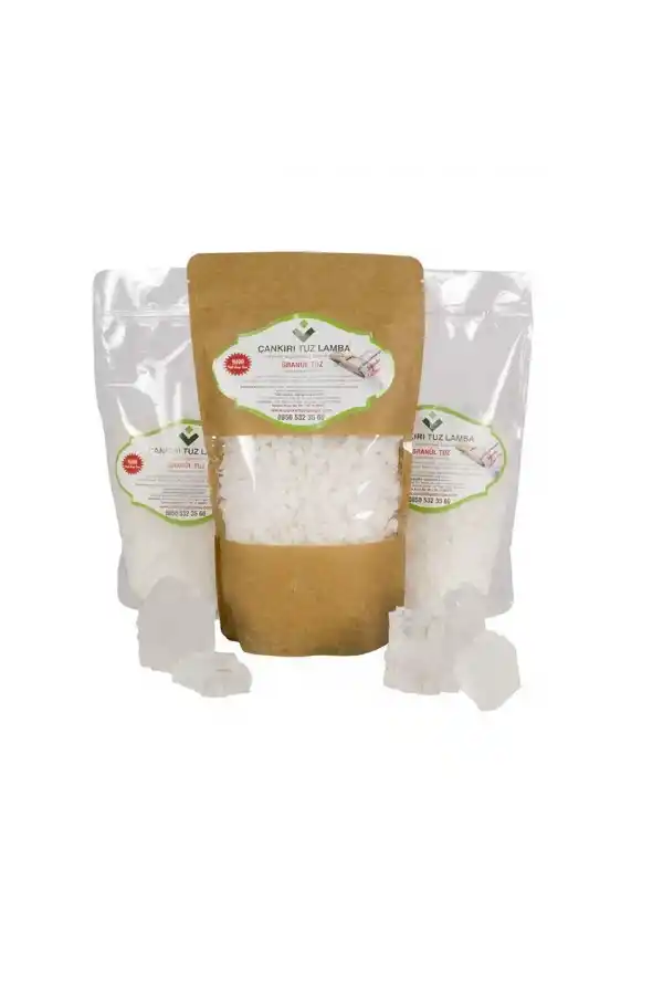 Doğal Çankırı Mineralli Kristalli Sofrada Öğütme Tuzu Granül 3 Kg