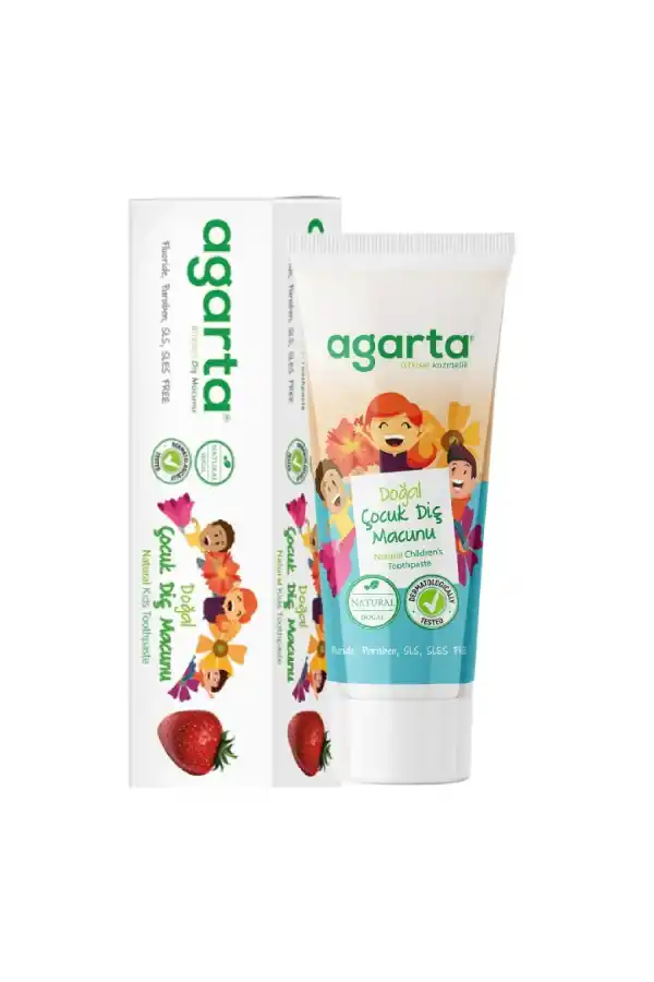 Doğal Çocuk Diş Macunu Çilekli 75 Ml