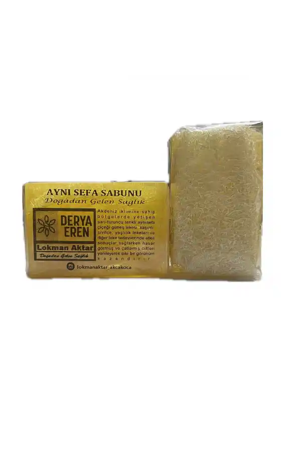 Doğal Kabak Lifli Aynısefa (Aynı Sefa) Sabunu 100-120gr 1Adet, Derya Eren