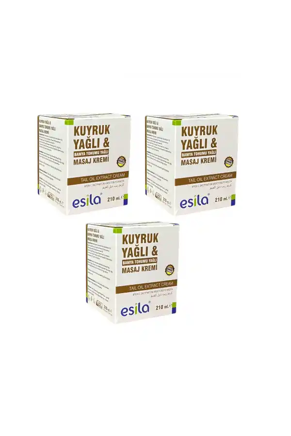 Kuyruk Yağı masaj Kremi 210 ml, Esila