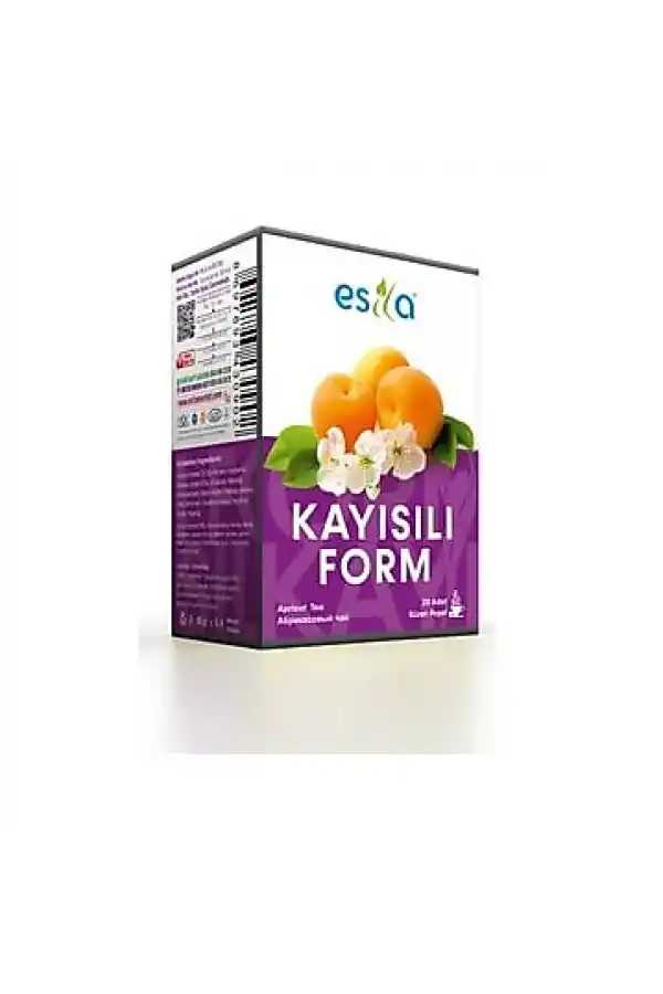Kayısılı Form Karışık Süzen Poşet Çay 20 x 2 G, Esila