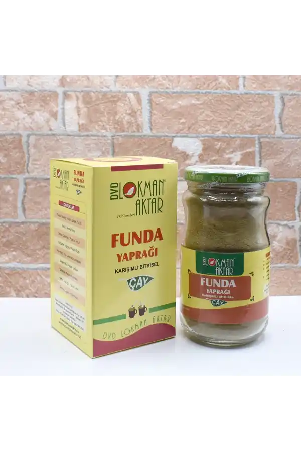 Funda Yaprağı karışımlı Çay 130g 1Adet, Lokman Aktar
