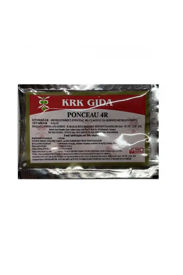 Gıda Boyası Toz Kırmızı Renklendirici 9 Gr