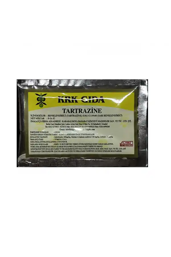 Gıda Boyası Toz Sarı Renklendirici 9 Gr