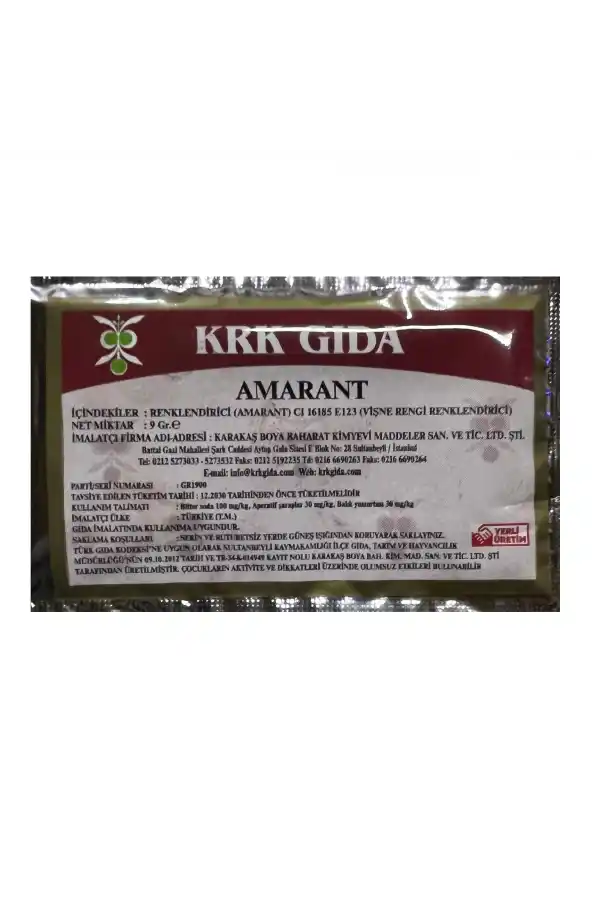 Gıda Boyası Toz Vişne Renklendirici 9 Gr