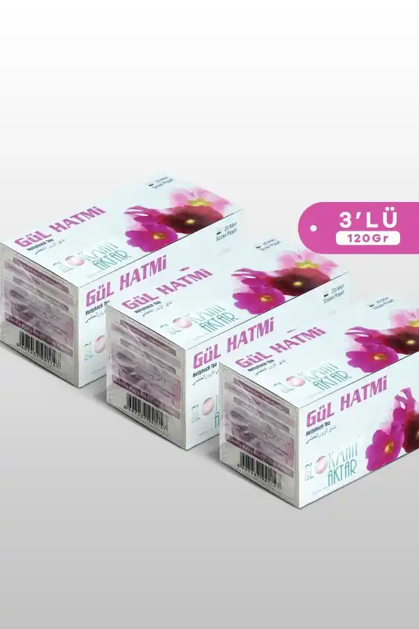 Gü l Hatmi Çayı 20 Li Süzen Poşet 3lü set, Lokman Aktar