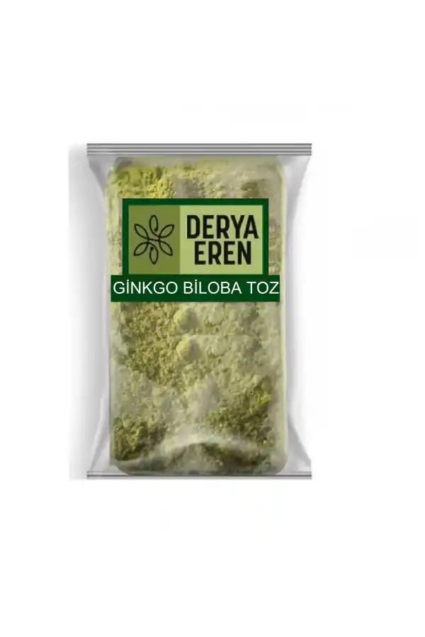 Ginkgo Biloba Yaprağı Öğütülmüş 100 gr (Mabed Ağacı) Ginko Toz, Derya Eren