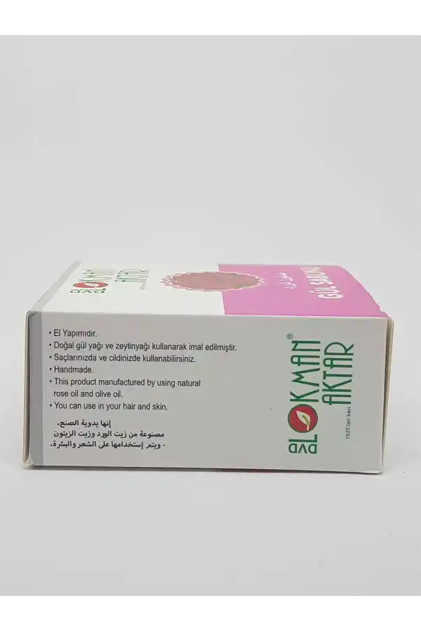 Doğal Gül Sabunu 1Adet, Lokman Aktar