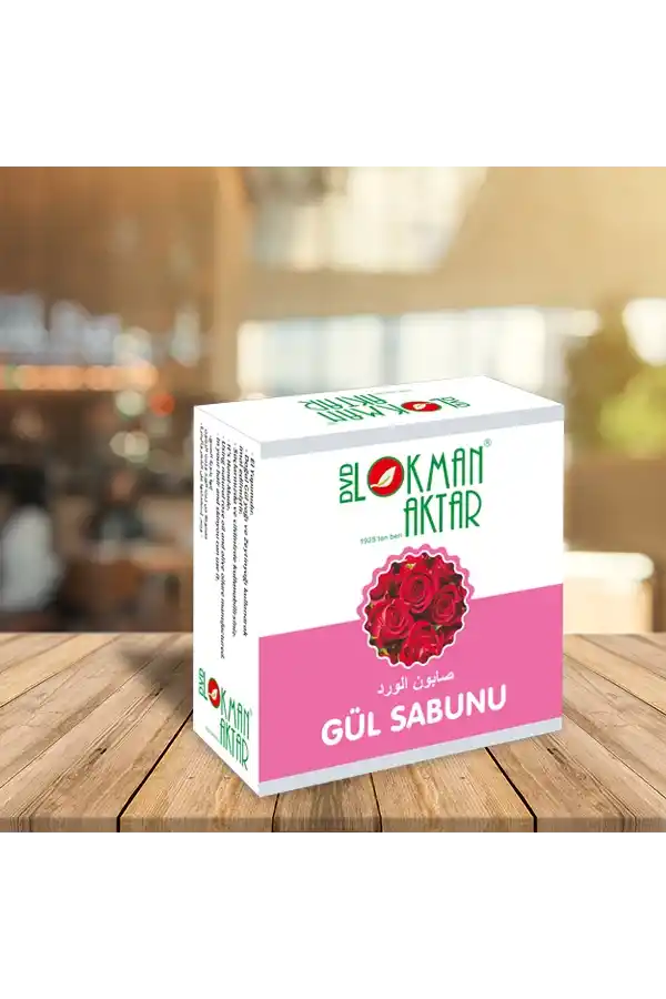 Doğal Gül Sabunu 1Adet, Lokman Aktar
