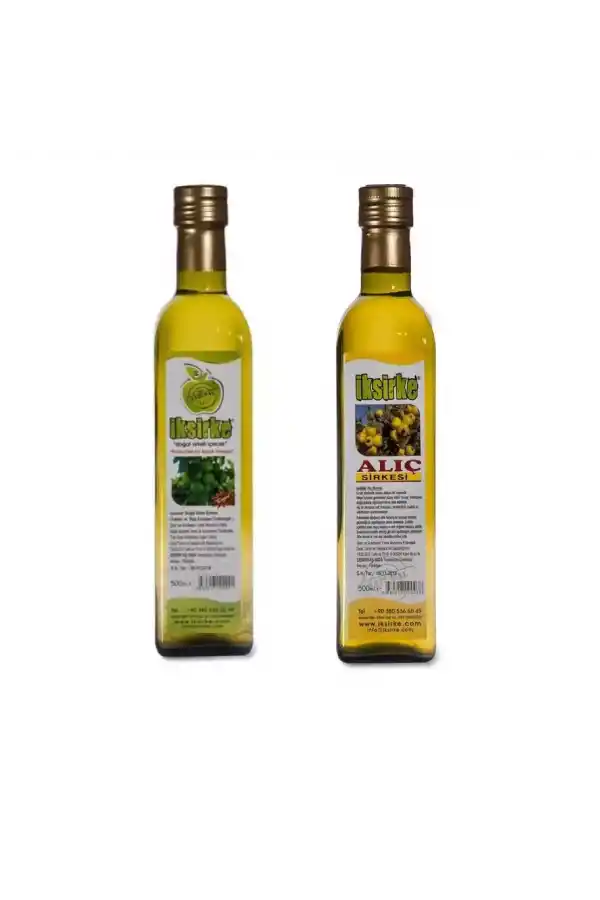 İksirke Alıç 500 ML + Ekşi Elma Sirkesi 500 ML