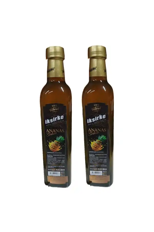 Iksirke Katkısız Ananas Sirkesi 500 ML 2Adet