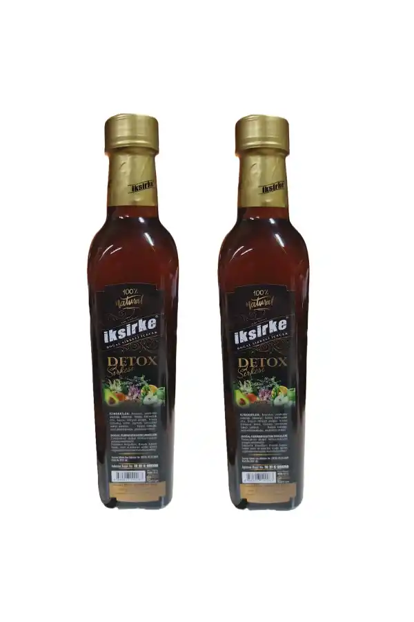 Iksirke Katkısız Detox Sirkesi 500 ML 2Adet
