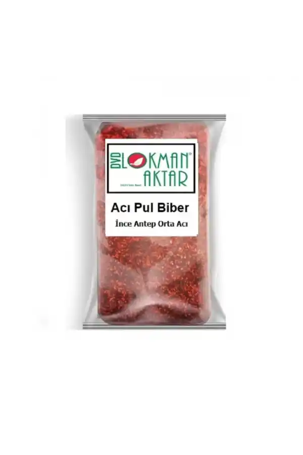 İnce Pul Biber Orta Acı 250 Gr, Lokman Aktar