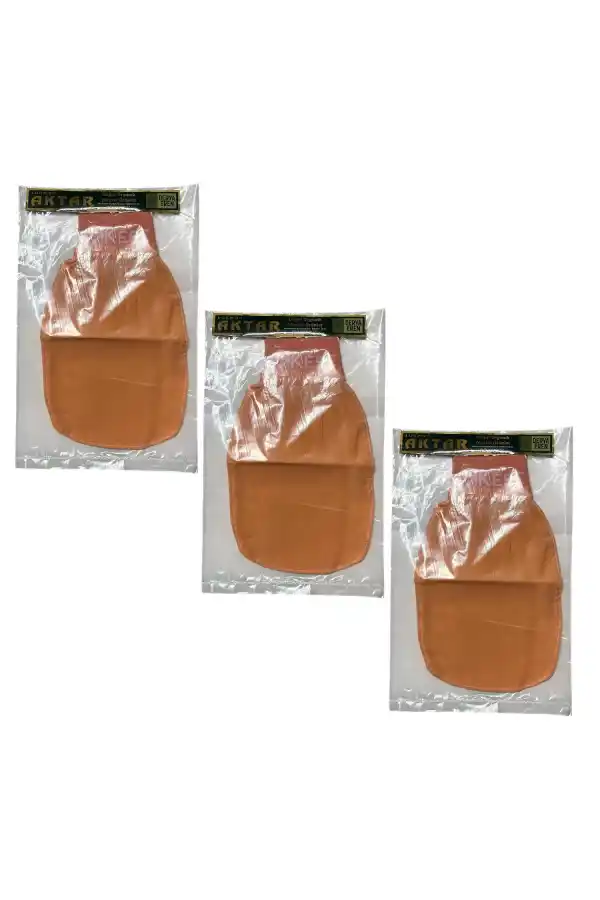 İpek Kese (El geçmeli) Vücut İçin Saf ipek (16 * 26cm),3 Adet, Derya Eren