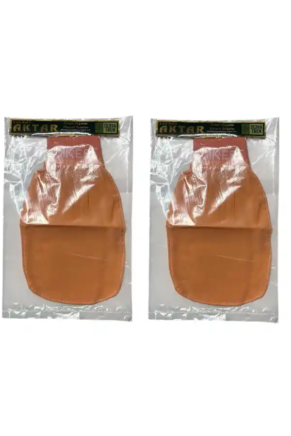 İpek Kese (El geçmeli) Vücut İçin Saf ipek (16 * 26cm),2 Adet, Derya Eren