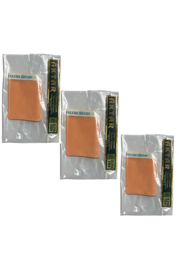 İpek Kese (Parmak geçmeli) Yüz İçin Saf ipek (7,5* 10,5cm),3 Adet, Derya Eren