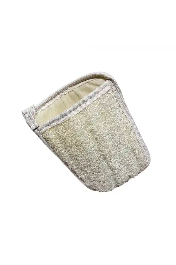 Kabak ve Mısır Lifli Çift Yüzlü Banyo Kesesi (El geçmeli) (21,5 * 16,5cm),2 Adet Derya Eren