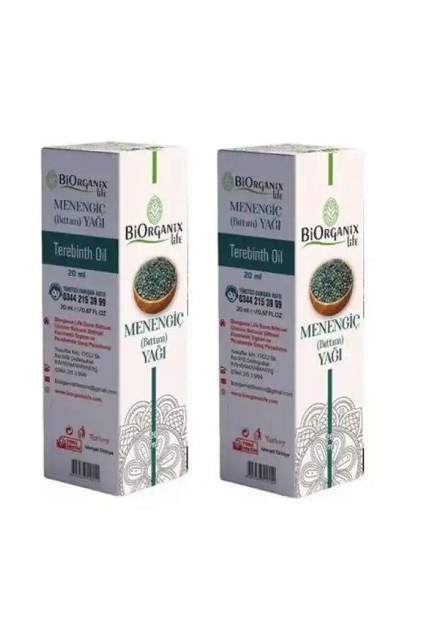 Biorganix Life Menengiç (Bıttım) Yağı 20m 2Adet