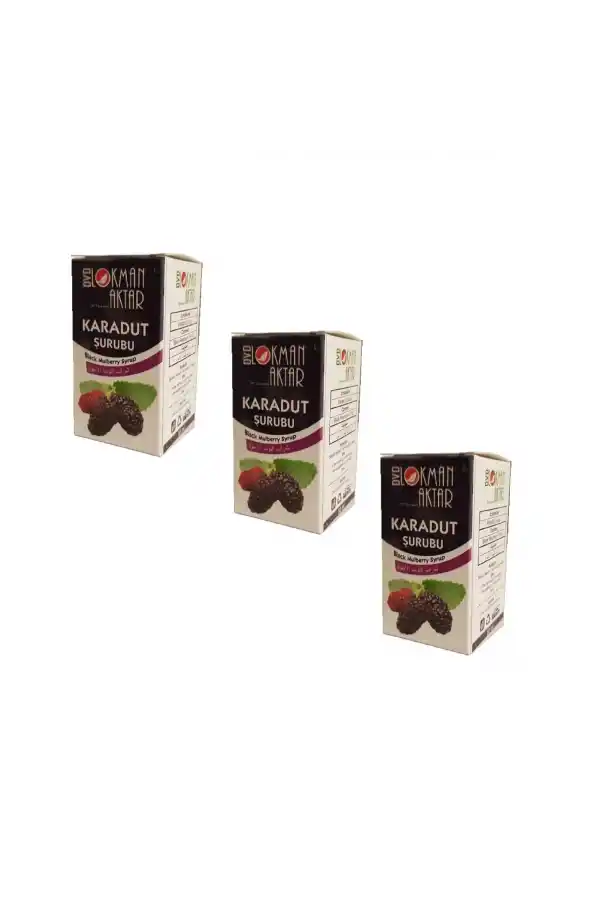 Karadut Şurubu 3 x 50 ML, Lokman Aktar