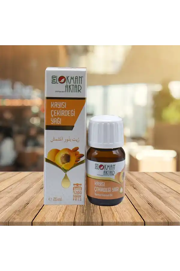 Kayısı Çekirdeği Yağı 20 ml, 2adet, Lokman Aktar