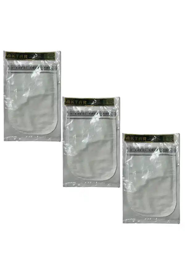 Kese %33 Floş (El geçmeli) 100 GSM (17 * 24cm),3 Adet, Derya Eren