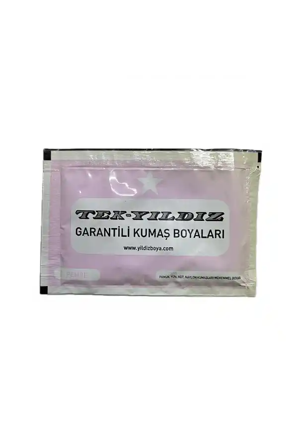 Pembe Kumaş Boyası Tek Yıldız 12gr